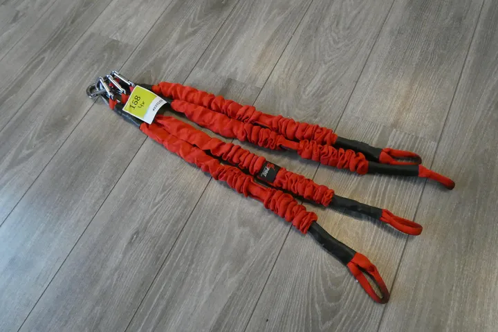 4x 4D Pro Expander-Bänder (ReAction Trainer), rot/schwarz